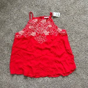 Red Love on a Hanger Tank Top - M